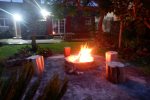 Firepit at night